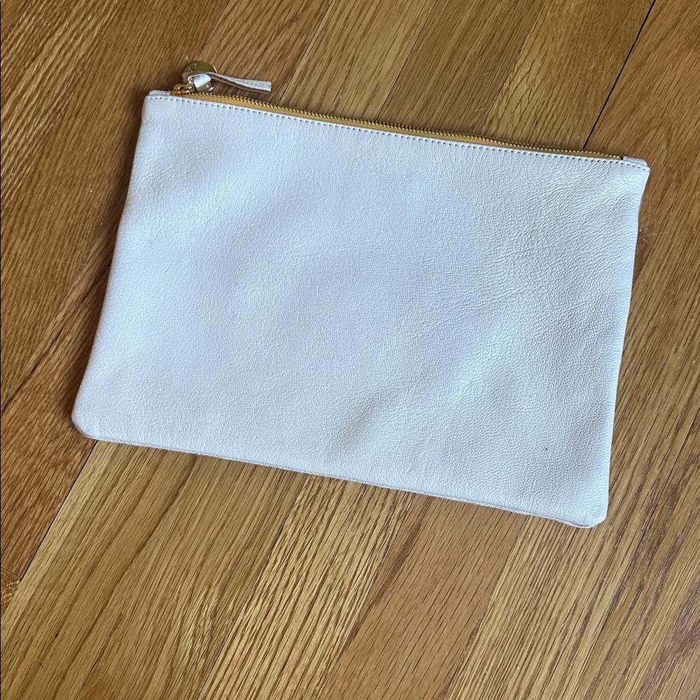 CLARE V Embroidered Clutch red and pink rare! - Picture 4 of 4